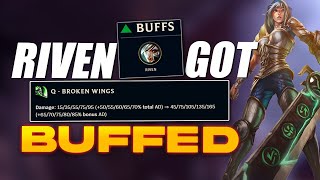 RIVEN GOT BUFFED [upl. by Barbabas]