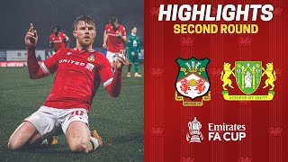 HIGHLIGHTS  Wrexham AFC vs Yeovil Town Emirates FA Cup [upl. by Gerhard]