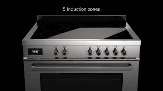 Bertazzoni Professional Series Cooker with Induction [upl. by Annemarie641]