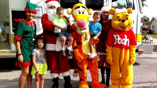 Santa Firetruck Visit [upl. by Auburn]