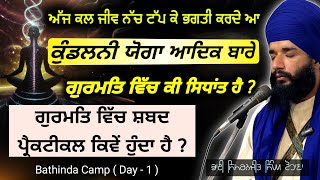 Aj kl jiv tach taap k bhagti krde a Gurmat vich ki sidhant hai Day 2Bathinda Camp Pmkc Tohana [upl. by Bannister]