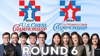 2024 US Chess Championships Round 6 [upl. by Coletta]