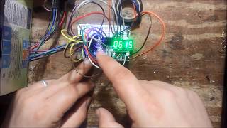 4 Digit 7 Segment LED with ATTINY85 plus 74HC595 [upl. by Deraj]