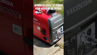 Honda EU 2000i To power your house [upl. by Asyl]