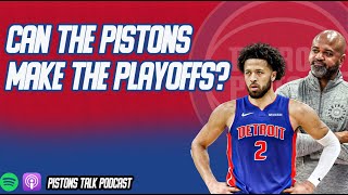 Detroit Pistons Can Compete For The Playoffs  Pistons Talk Podcast x The Pindown [upl. by Neyugn]