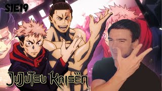 THE DREAM TEAM HAS ARRIVED   Jujutsu Kaisen Season 1 Episode 19 Reaction [upl. by Ycnay]