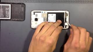 Samsung Galaxy J5 2015 SMJ500 how to disassembly [upl. by Elmina]