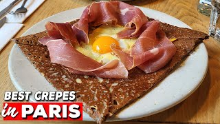 We Tried 5 TOP Crêperies in Paris Restaurant amp Cheap Eats [upl. by Hcaz]