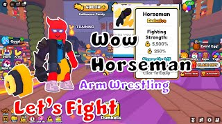 Getting Horseman in Tower Challenge  Arm Wrestling Simulator [upl. by Morton]