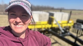 Im back in the Tractor Aerway Aerating Alfalfa  femalefarmer hay [upl. by Coltin]