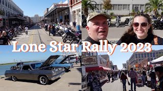 Lone Star Rally 2023 Galveston TX Largest Biker Rally in Texas [upl. by Adiuqram]