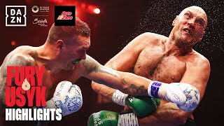 UNDISPUTED CHAMPION CROWNED  Tyson Fury vs Oleksandr Usyk Fight Highlights Ring of Fire [upl. by Latoya]