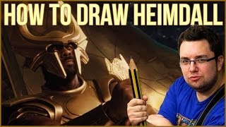 How To Draw Heimdall [upl. by Itnahs]