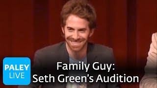 Family Guy  Seth Greens Audition [upl. by Anthiathia]