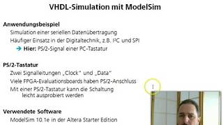 Digitaltechnik  VHDLSimulation mit ModelSim [upl. by Gwenora]