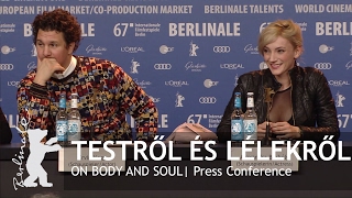 Testről és lélekről  Press Conference Highlights  Berlinale 2017 [upl. by Eisoj]