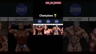 Mr Olympia champion 2000 to 2020 like share mrolympia2022viraltrendingbodybuildingyoutubeshorts [upl. by Arah]