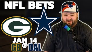 Packers vs Cowboys Bets NFL Wildcard Playoffs Bets  Kyle Kirms Football Picks amp Predictions [upl. by Eniamrehc618]