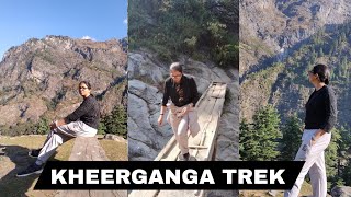 Kasol Trip Vlog Part 3  Barsaini to kheerganga Tracking  Full information trip [upl. by Enneirdna]