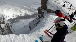 Worst Corbets Couloir Spill Ever [upl. by Ecnerewal]