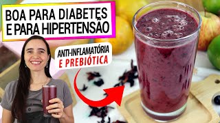 TOME TODO DIA ESTA BEBIDA ANTIINFLAMATÓRIA BENEFICIA A HIPERTENSÃO E A DIABETES FÁCIL E VEGANA [upl. by Lletnahs755]