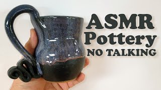 Pottery ASMR  Start to finish mug creation [upl. by Noedig]