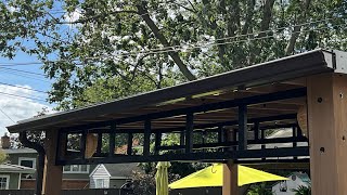 Installing a Gutter on the Yardistry Gazebo [upl. by Lorusso]