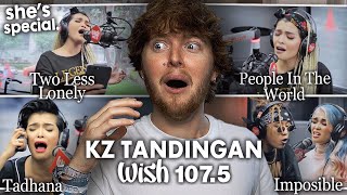 KZ TANDINGAN ON WISH BUS 1075 Two Less Lonely People In The World Imposible Tadhana  Reaction [upl. by Marcel]