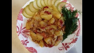 Жаркое из свинины с картошкой 🍲Рецепт простой и быстрый Никто не останется голодным🍴 [upl. by Eulaliah]