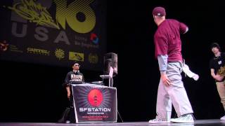 Dizzy Vs Boy Wonder  R16 USA Popping Battle 2011 [upl. by Riebling]