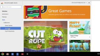 Chromebook How to add an app [upl. by Astrix]