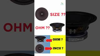 Speaker ohm amp size shorts shortvideo shortsfeed [upl. by Clarey544]