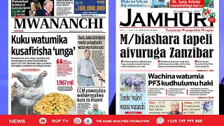 MAGAZETI NOV 5 KUKU KUTUMIKA KUSAFIRISHIA DAWA ZA KULEVYA ALIYELAZIMISHWA KUKEKETWA ADAIWA MAHARI [upl. by Yousuf647]