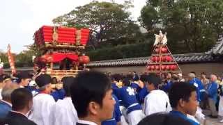 2014 奈良 法隆寺 斑鳩の里 秋祭り 斑鳩神社 ⑥ [upl. by Ynnavoig]