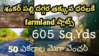 Shankarpally Farmlands  low investment  premium Plotting Near Mokila  spot refistration [upl. by Llevert]