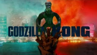 Godzilla vs king kong trailer stopmotion HD [upl. by Ardra]