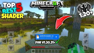 Top 5 Best Shaders For Minecraft Pe 120 Render Dragon  Shaders For Mcpe Minecraft PeBe [upl. by Marthe]