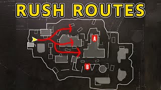 The Top 10 BEST Rush Routes in Vanguard Search and Destroy [upl. by Annaj400]