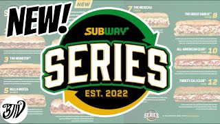 New Subway Series Sandwiches  Drive Thru Thursday [upl. by Mecke878]