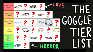 SWIMMING GOGGLE TIER LIST [upl. by Araz303]