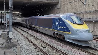 Trains At Stratford International Station On HS1 2672024 [upl. by Corb]