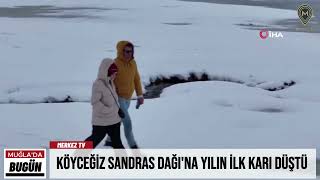 Köyceğiz Sandras Dağına yılın ilk karı düştü [upl. by Khalid973]