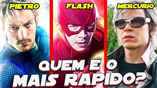 10 VELOCISTAS MAIS RAPIDOS dos QUADRINHOS DC e MARVEL Shorts [upl. by Hodgson]