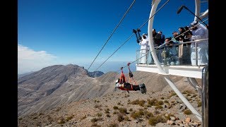 Jebel Jais Flight takes Guinness World Record Longest Zipline [upl. by Animsay]