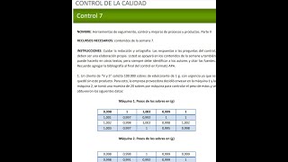 SOLUCIONARIO al WhatsApp 51 970302148 CONTROL DE LA CALIDAD s7 [upl. by Odessa957]