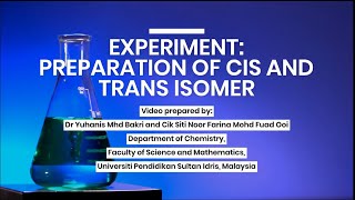 Preparation of cis trans isomer Maleic acid to Fumaric Acid and chemical properties UPSI Malaysia [upl. by Orlosky230]