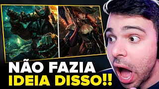 ELAS VOLTARAM MINERVA REAGE a LORE DA MISS FORTUNE E GANGPLANK [upl. by Iluj]