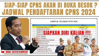 PENDAFTARAN CPNS 2024 DI BUKA BESOK  PREDIKSI JADWAL LENGKAP CPNS 2024  DAFTAR CPNS 2024 amp PPPK [upl. by Corenda]