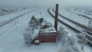 Drone video of Weyburn Saskatchewan FROZEN EDITION [upl. by Parlin812]