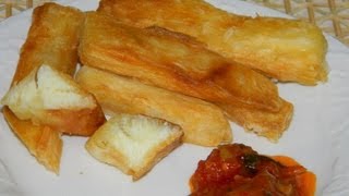 Recette de cuisine  Frites de manioc  How to make cassava fries [upl. by O'Callaghan]